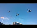 V-22 Osprey flyover Packers vs Cowboys 2016 Lambeau Field