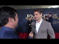 Nick Stahl Carpet Interview at the Knights of the Zodiac Premiere