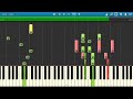 Itchy and Scratchy Theme Song - The Simpsons - Synthesia - Piano Tutorial