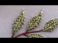 Gorgeous leaf hand embroidery design|hand embroidery|leaf hand embroidery design