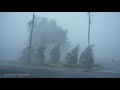 Extreme Wind and Flying Debris in Hurricane Florence Eyewall