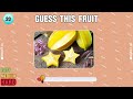 Guess Fruits and Vegetables in 10 Seconds🍌🥕🥔| Different Types of Fruit and Vegetables