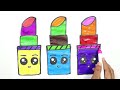 How to draw lipstick for kids, toddlers | makeup drawing easy #drawing