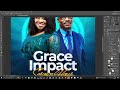 How To Easily Create a Textured Background For a Church Design On Adobe Photoshop || 2023 チュートリアル