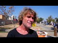 Homeless man calls Orange County’s largest tent city home.