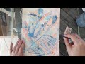 Abstraktes Element Luft Acryl malen mit Anne Pross - Air Acrylic Painting #tutorial #abstract #art
