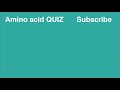 Classification of Amino acids (memorize!)