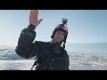 Kayaking down the ICE WALL (extreme Arctic waterfall)