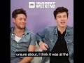 Shawn Mendes and Niall Horan being interviewed at BBC - THE BIGGEST WEEKEND
