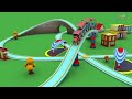 Ambulance Cartoon Toy Train - Toy Factory Choo Choo train -Train Cartoon Cartoon