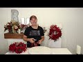 The Most Beautiful Dollar Tree Christmas Wreath DIY Tutorial / Ramon At Home Christmas