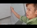 hướng dẫn tuyệt chiêu cuối ốp gạch tường toilet nhanh và chuẩn #773