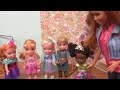 Kids Science Museum ! Elsa and Anna toddlers - field trip - Barbie