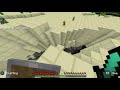 minecraft - a ton of sand falling in a naturally generated ravine