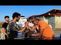 Beat This Guy at Arm Wrestling | Beach Public Challenge