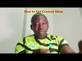 How to Get Content Ideas #youtube #ideas