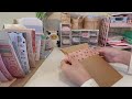 asmr packing orders 💌 no music or talking [1 hour real time] + stationery trade unboxing