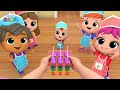 Baby Learns To Eat Vegetables 🥦 Bingo and Baby John | Little Angel Kids Songs Compilation