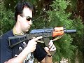 Airsoft AKS-74U by APS Demonstration and Shooting (English)