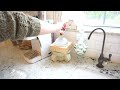 CLEAN WITH ME / RAINY DAY CLEANING MOTIVATION / KITCHEN CLEAN /RELAXING CLEAN WITH ME / Monica Rose
