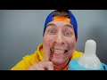 Mukbang botella de color gigante, bebida de caramelo con gelatina de Viki y Niki