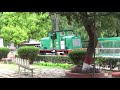 Toy Train at National Rail Museum at New Delhi in India/Amazing Train journey of people