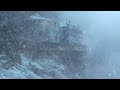 Snowstorm Sounds for Sleeping & Wind Sound Effect | Howling Wind & Blowing Snow | White Noise ASMR