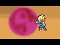 Dragon ball universe|| impact frame test (sticknodes sprite animation)