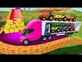 TRANSPORTING WOOD TRACTORS with TESLA TRUCKS! TRANSPORT and SELL CORN with WOOD TRACTORS! FS22