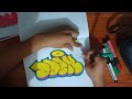 EP4 HACIENDO UN BOCETO PARA #DOZK #GRAFFITI #trowup #suscribete