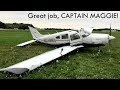 17-YEAR-OLD STUDENT PILOT LANDS HER PLANE WITHOUT A WHEEL!