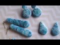 Easy polymer clay tutorial | How to make stunning faux quartz earrings