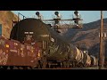 BNSF Freight Trains in the Santa Ana River Canyon - Corona, CA