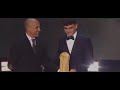 Barcelona's Golden Boy Pedri won the Kopa Trophy at the Ballon d'Or Ceremony 2021