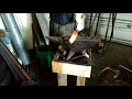 Forging a Viking Seax from a leaf spring part 1.