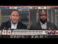 ‘This is a DISGRACE!’ - Stephen A. RIPS KD and the Nets after the loss to the Warriors | First Take