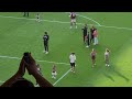 Aston Villa players lap of honour at the end of the 2022/23 season