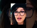 SSSniperwolf crying during a video￼ #sssniperwolf #tears #sad #:(