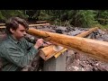 One Year Alone In The Forest Building A Log Cabin