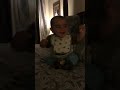 Jeyden 6 months old laughing