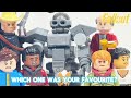 I BUILT Every Fallout Season 1 Character In LEGO! + Power Armor Build.