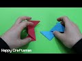 Paper Ninja Stars - Moving paper toys - Kids Craft - Paper Art - DIY - Origami - Happy Craftsman