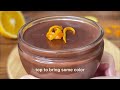 Orange juice + chocolate = Dessert Cream: 2 ingredients and NO SUGAR! Chocolate-Orange Mousse