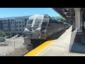 NJT: Warm & sunny day at Ridgewood, NJ with a couple of GP40s