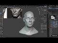 Sculpt a Realistic Head in Blender #b3d #tutorial