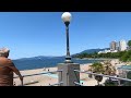 🇨🇦 【4K】☀️ Downtown Vancouver BC, Canada. Amazing sunny day.  Relaxing Walk.