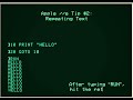 Apple //e Tip 2: Repeating Text
