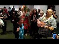 Young girl wows with Hawaiian falsetto after slack key show.