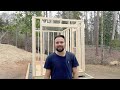 EASY How to Build Shed Walls for a 8x12 Shed