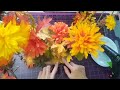 DIY Fall Centerpiece Brass Ring Decor